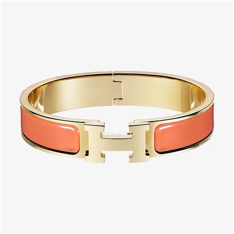 hermes clic armband|Hermes enamel h bracelet size.